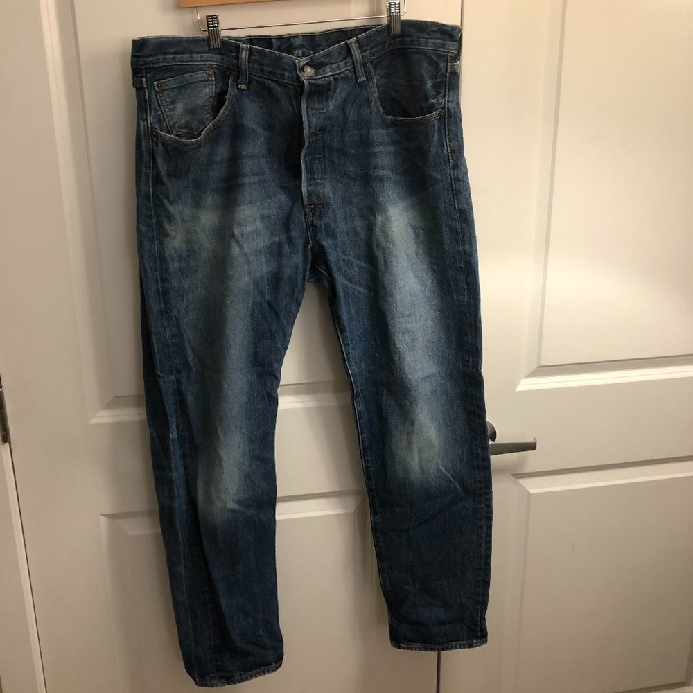 Lev's 501 CT Tapered 38x32 Men's Medium Wash Jeans